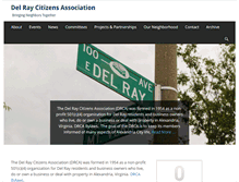Tablet Screenshot of delraycitizens.org
